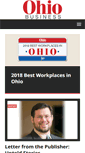 Mobile Screenshot of ohiobusinessmag.com
